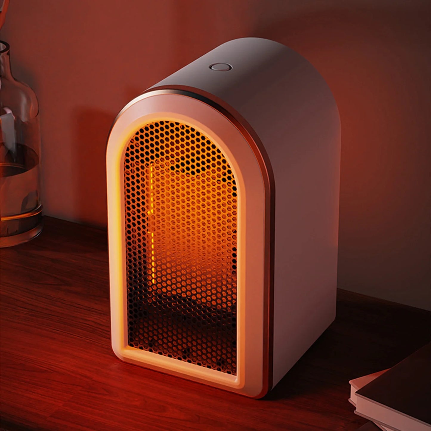 Electric Space Heaters for Indoor Use Space Heater 1200W Heaters Portable with Thermostat Fast Heating Ceramic Room Small Heater with Heating and Fan Modes for Bedroom Office