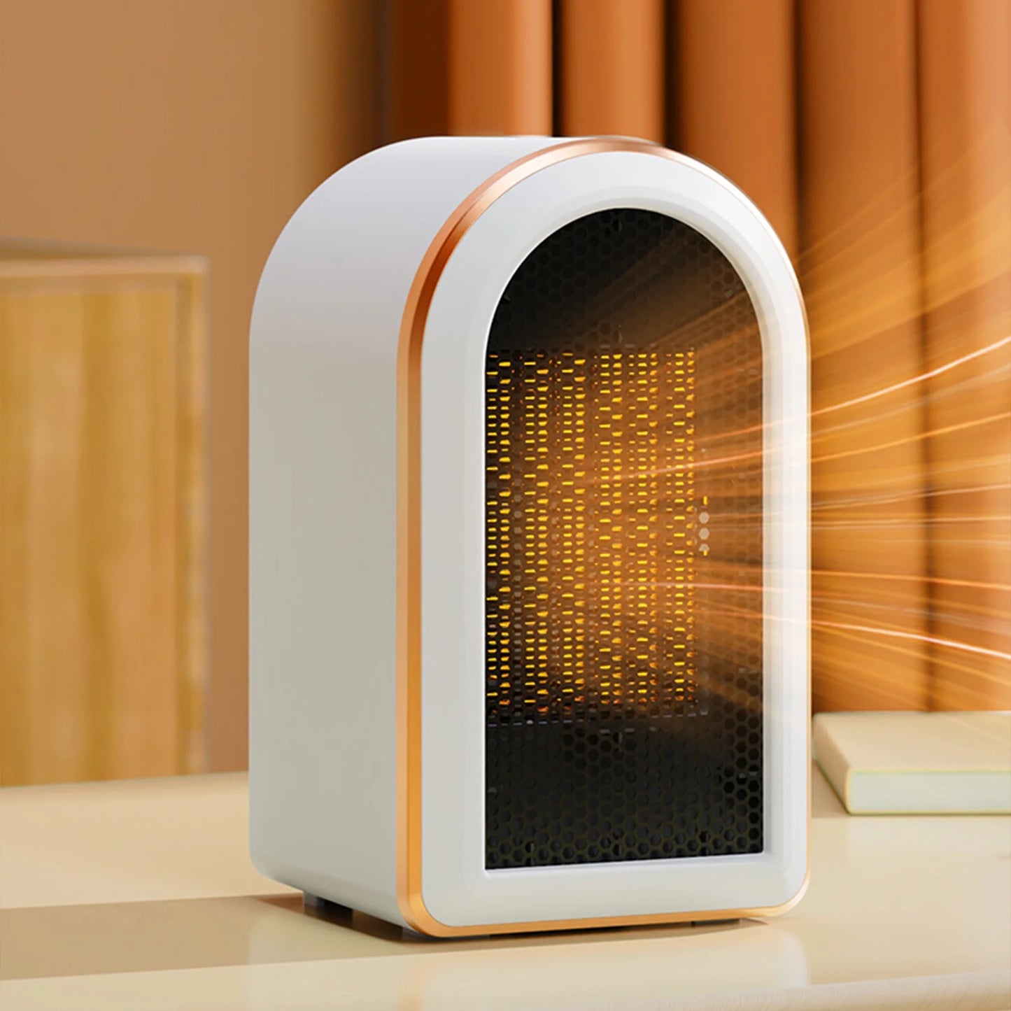 Electric Space Heaters for Indoor Use Space Heater 1200W Heaters Portable with Thermostat Fast Heating Ceramic Room Small Heater with Heating and Fan Modes for Bedroom Office