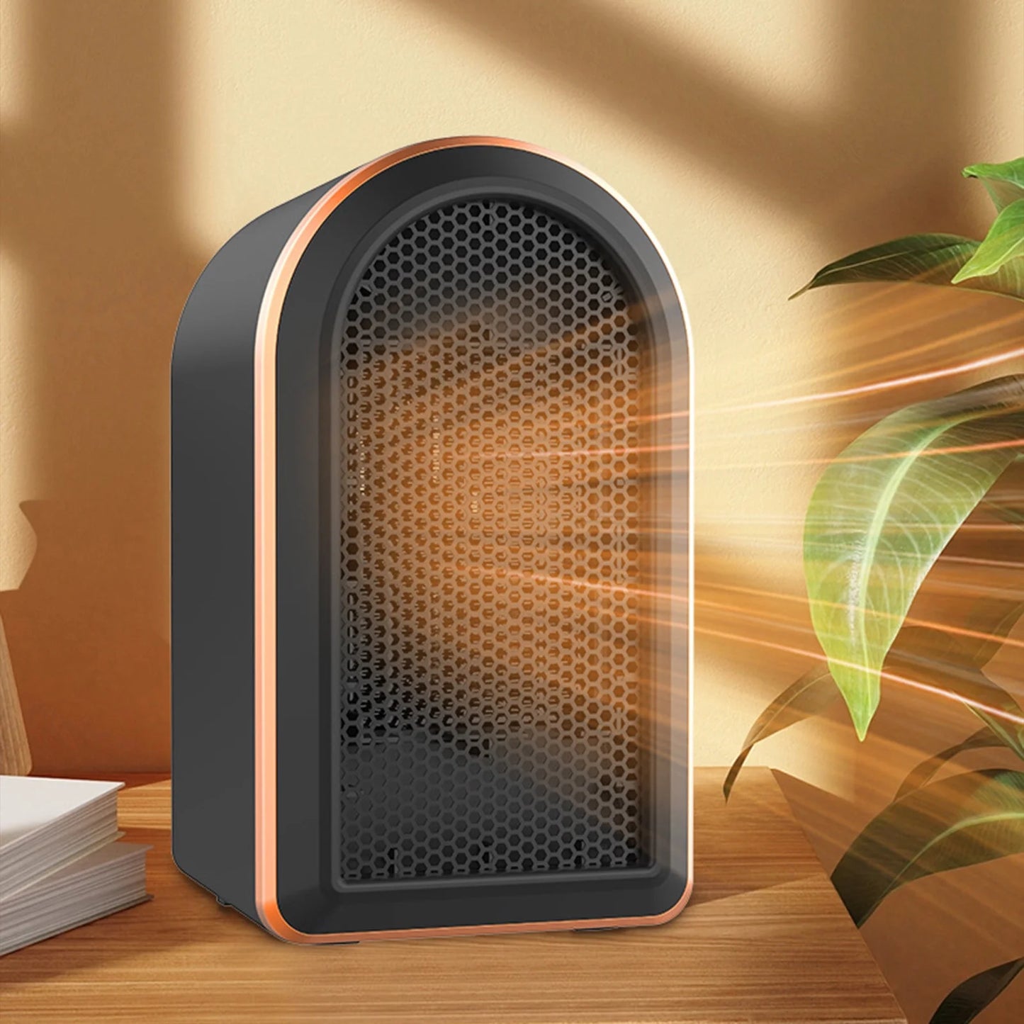 Electric Space Heaters for Indoor Use Space Heater 1200W Heaters Portable with Thermostat Fast Heating Ceramic Room Small Heater with Heating and Fan Modes for Bedroom Office