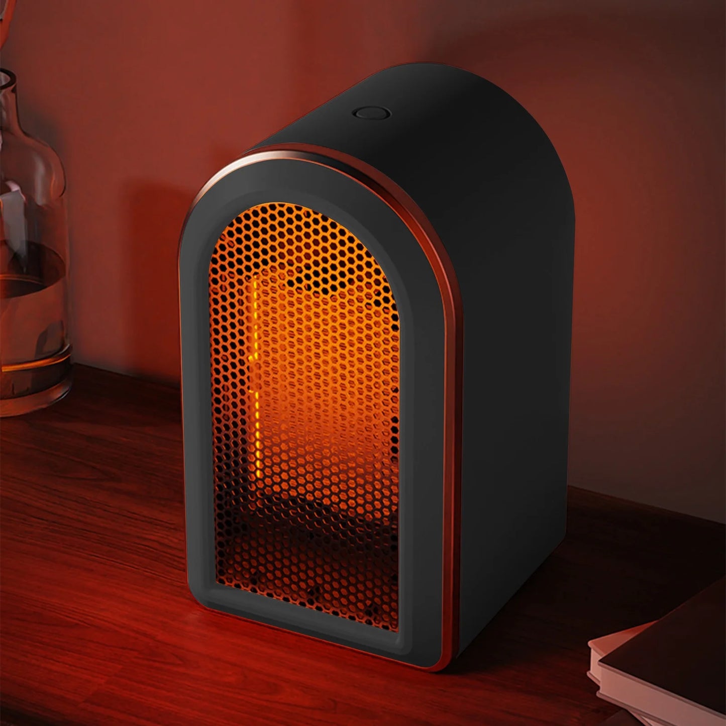 Electric Space Heaters for Indoor Use Space Heater 1200W Heaters Portable with Thermostat Fast Heating Ceramic Room Small Heater with Heating and Fan Modes for Bedroom Office