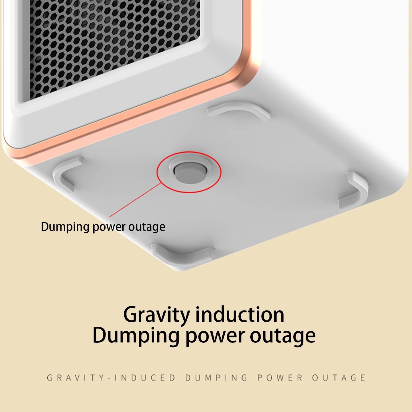 Electric Space Heaters for Indoor Use Space Heater 1200W Heaters Portable with Thermostat Fast Heating Ceramic Room Small Heater with Heating and Fan Modes for Bedroom Office